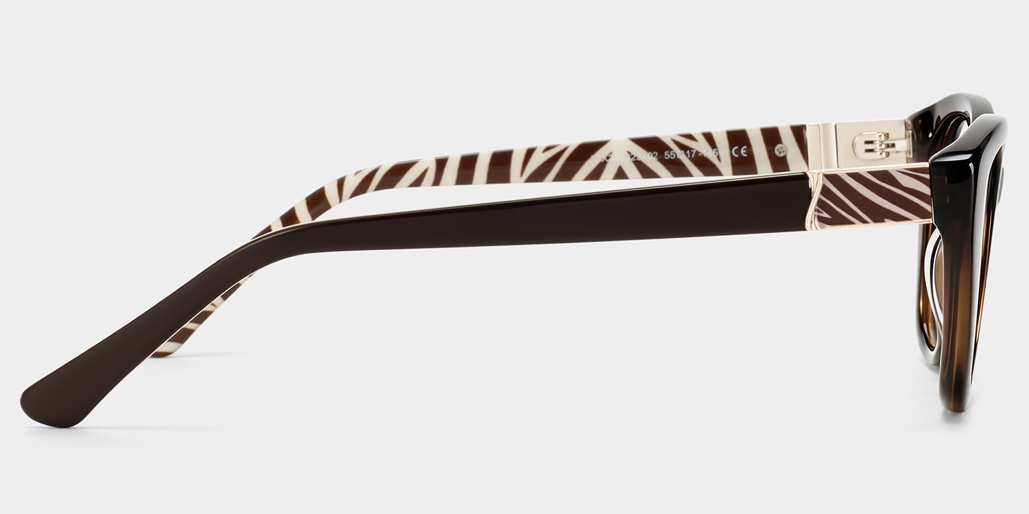 Brielle Braune Cat-Eye-Brille | ZEELOOL5