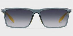 Active Blau-Gelb Rechteckig Sonnenbrille0
