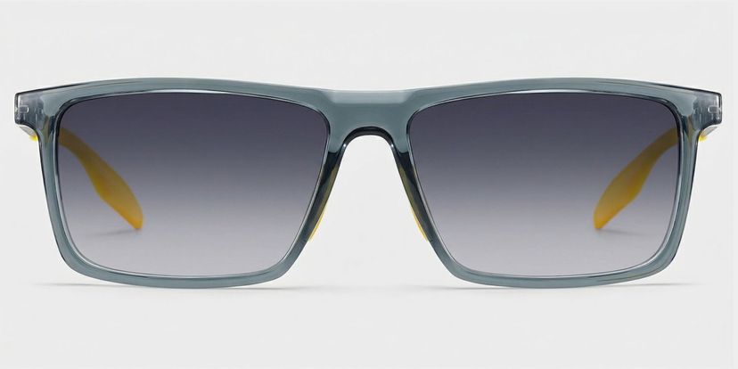 Active Blau-Gelb Rechteckig Sonnenbrille