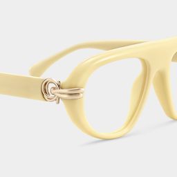 Aveline Weiß Pilot Brille7