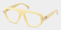 Aveline Weiß Pilot Brille5