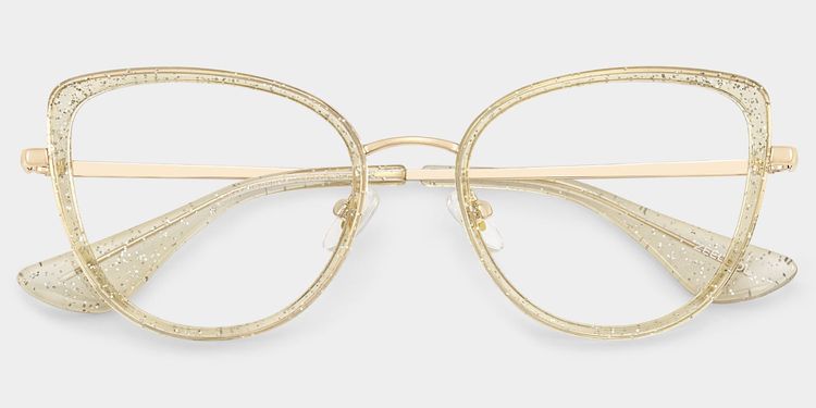 Celine Gold Cateye Brille