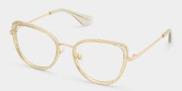 Celine Gold Cateye Brille2