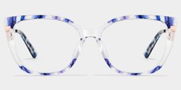Margret Blau Cateye Brille1
