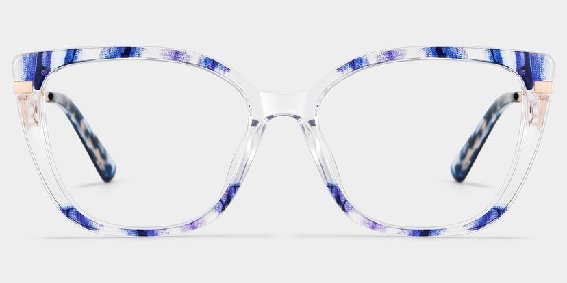 Margret Blau Cateye Brille
