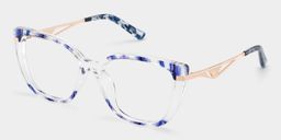 Margret Blau Cateye Brille3
