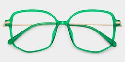Payton Dunkelgrün Geometrisch Brille3