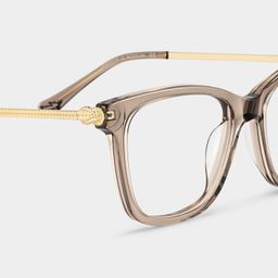 Vibert Braun Rechteckig Brille5