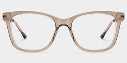 Vibert Braun Rechteckig Brille1