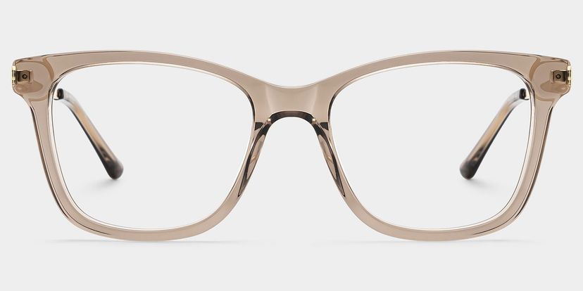 Vibert Braun Rechteckig Brille