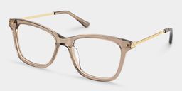 Vibert Braun Rechteckig Brille3