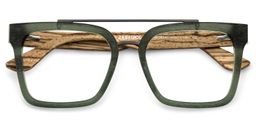 Pascal Grün Aviator Brille2