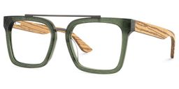 Pascal Grün Aviator Brille3