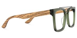 Pascal Grün Aviator Brille4