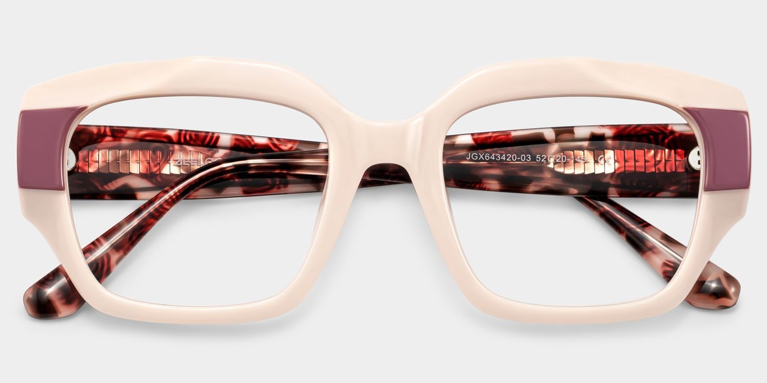 Sonnet Rosa Quadratische Brille | ZEELOOL2