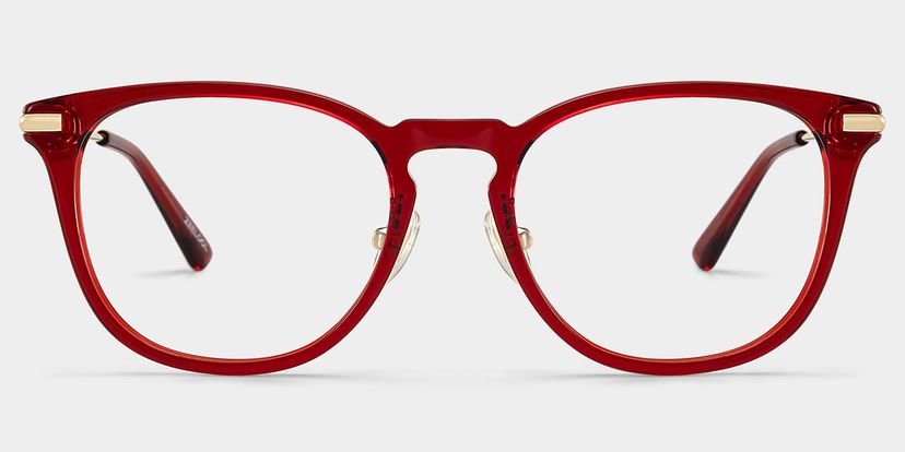 Laura Rot Quadratisch Brille
