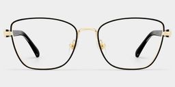 Lucille Schwarz Schmetterling Brille2