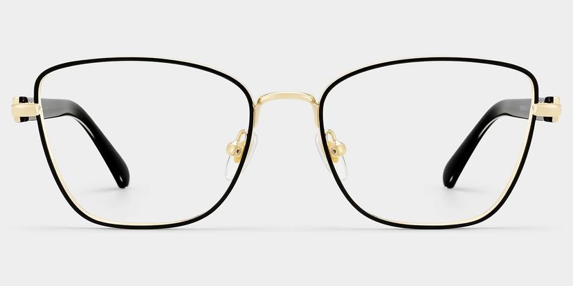 Lucille Schwarz Schmetterling Brille