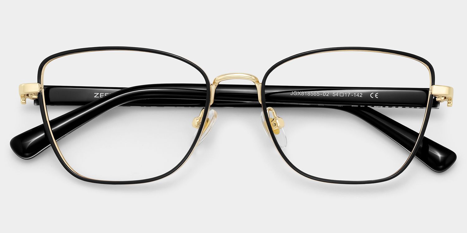 Lucille Schwarze Schmetterlingsbrille | ZEELOOL3
