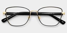 Lucille Schwarz Schmetterling Brille3