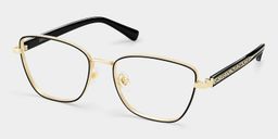 Lucille Schwarz Schmetterling Brille4