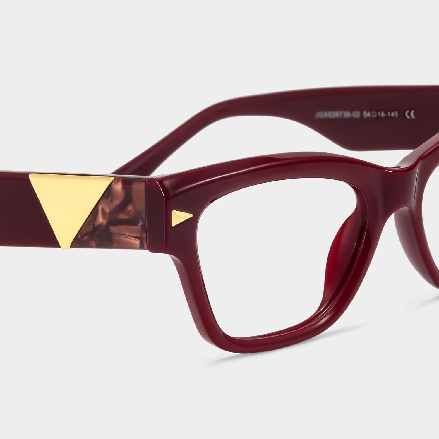 Briar Burgunderrote Cateye Brille | ZEELOOL5