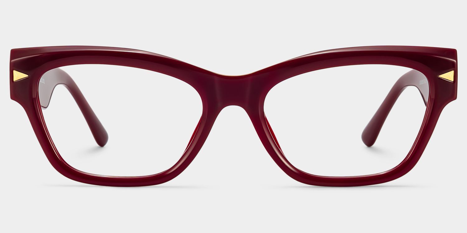 Briar Burgunderrote Cateye Brille | ZEELOOL1