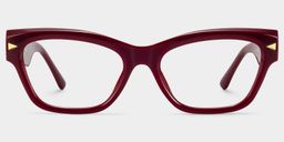 Briar Burgunderrot Cateye Brille1