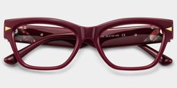 Briar Burgunderrot Cateye Brille2