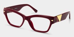 Briar Burgunderrot Cateye Brille3