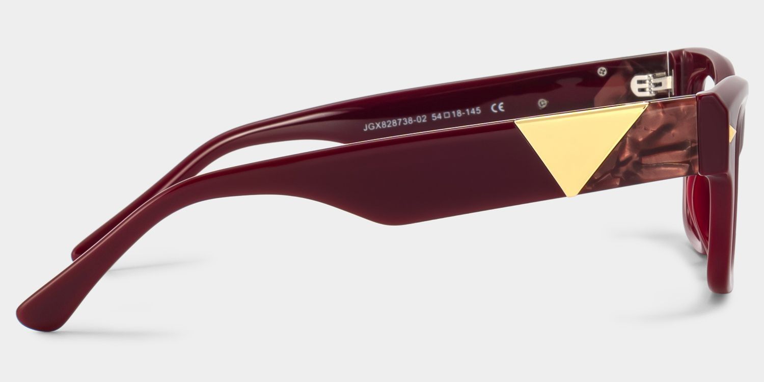 Briar Burgunderrote Cateye Brille | ZEELOOL4