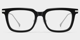 Rayne Schwarz Quadratisch Brille2