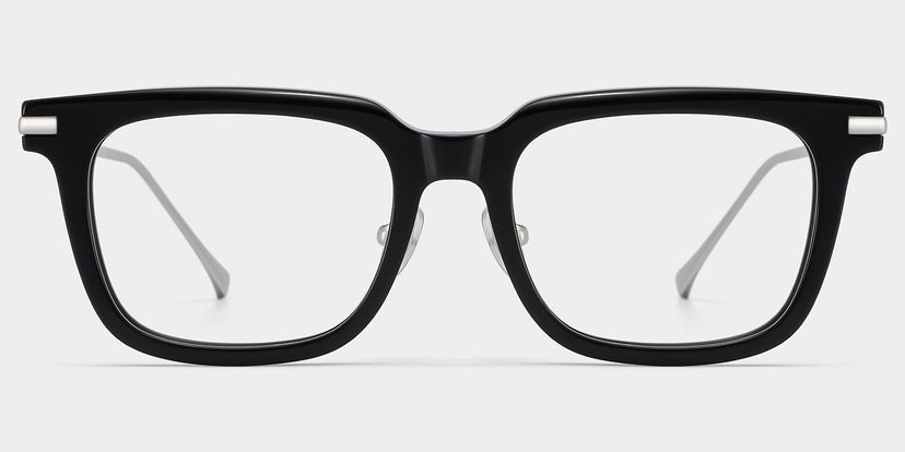 Rayne Schwarz Square Brille