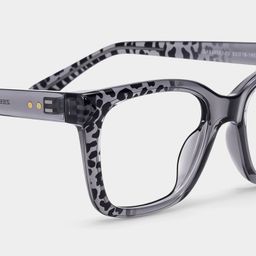 Victoria Grau-Leo Quadratisch Brille6