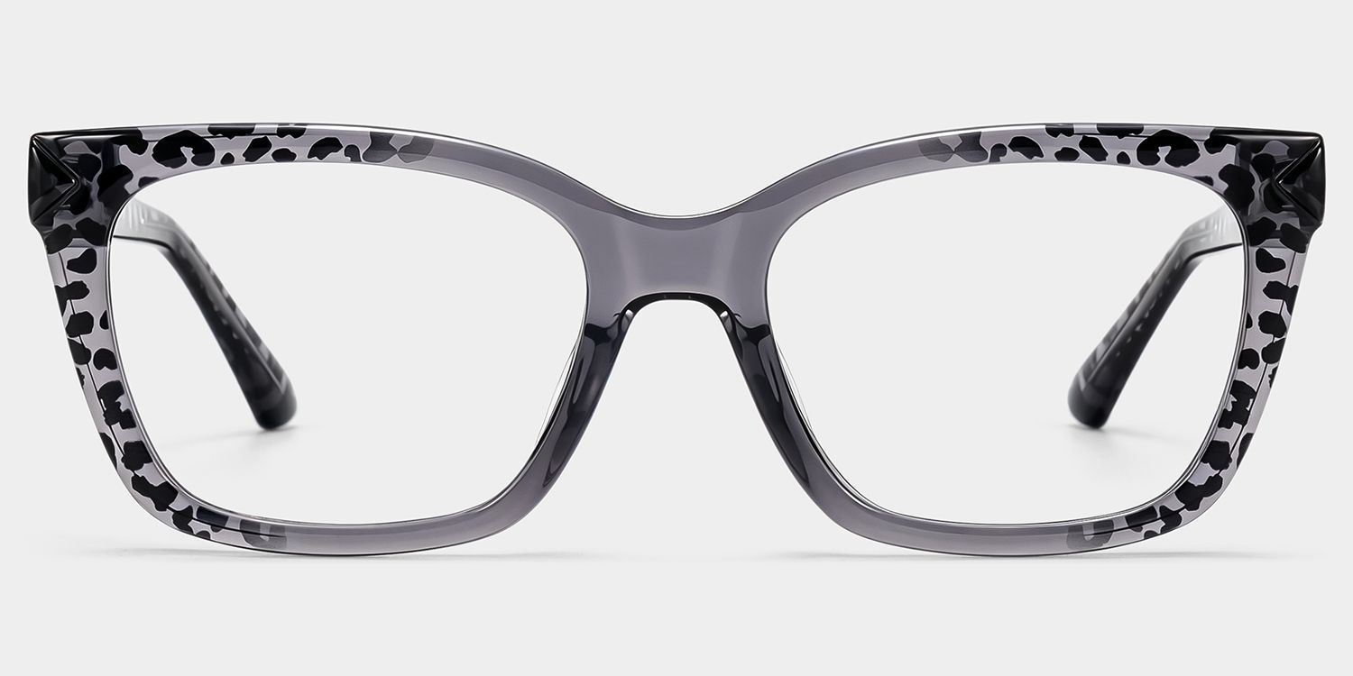 Victoria Graue Quadratische Brille | ZEELOOL2