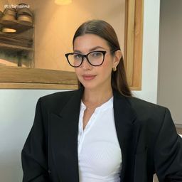 April Schwarz Cateye Brille6