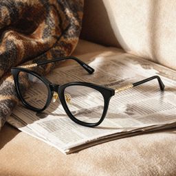 April Schwarz Cateye Brille0