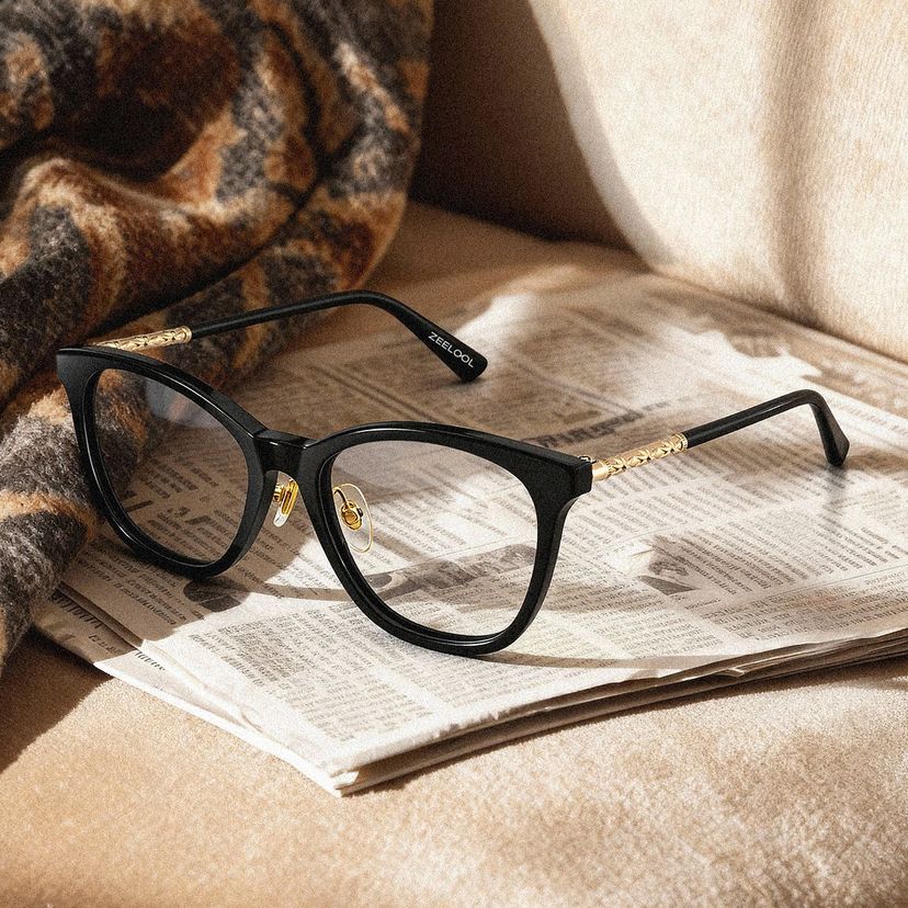 April Schwarz Cateye Brille