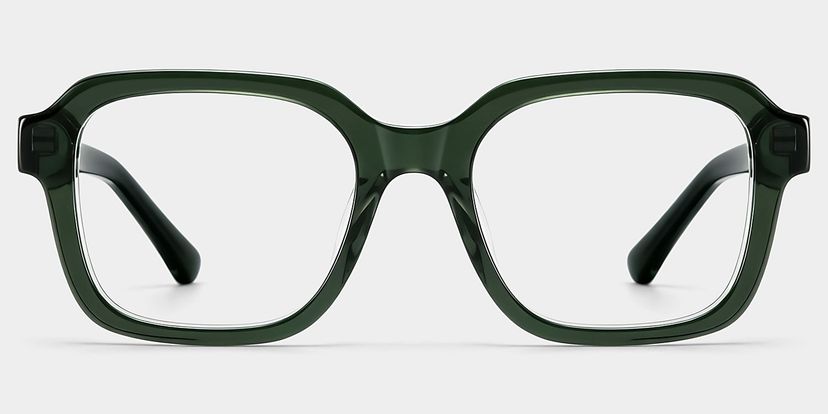 Parker Grün Quadratisch Brille