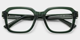 Parker Grün Quadratisch Brille3