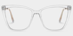 Corlette Klar Quadratisch Brille0