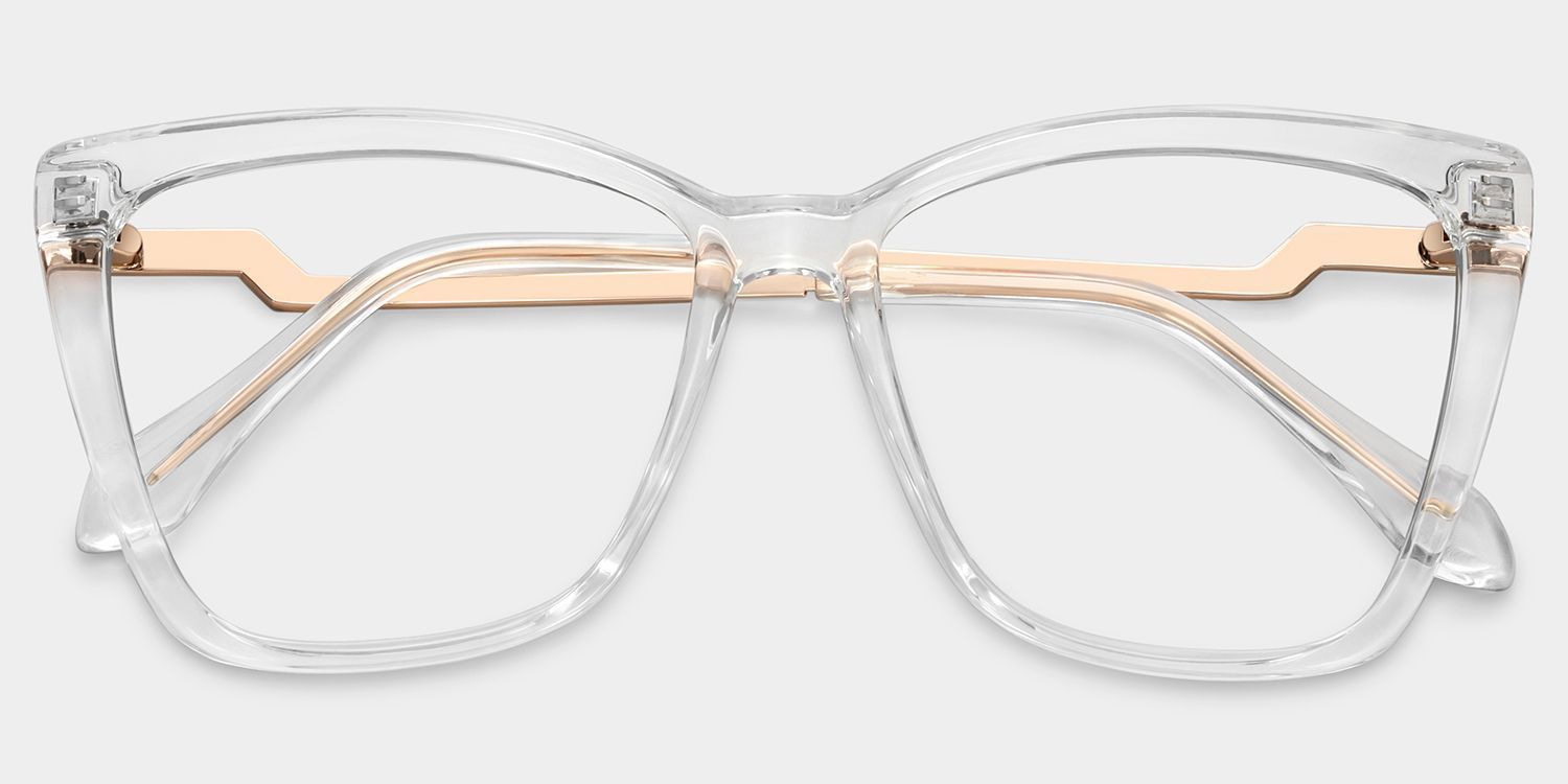Corlette Quadratische Kristallbrille und Brillengestell1
