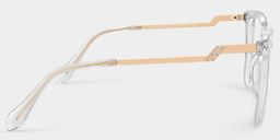 Corlette Klar Quadratisch Brille3