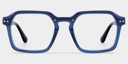 Brendan Blau Geometrisch Brille3