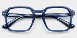 Brendan Blau Geometrisch Brille4