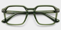 Brendan Grün Geometrisch Brille3
