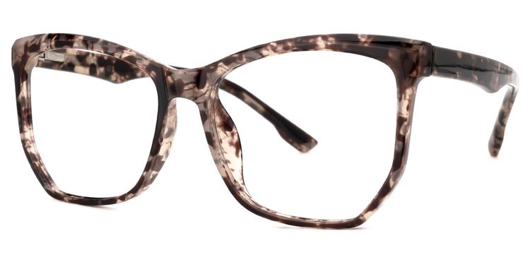 Libby Tortoise Geometrisch Brille