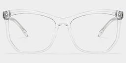 Libby Klar Geometrisch Brille0