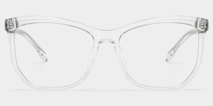 Libby Klar Geometrisch Brille