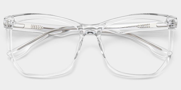 Libby Klar Geometrisch Brille